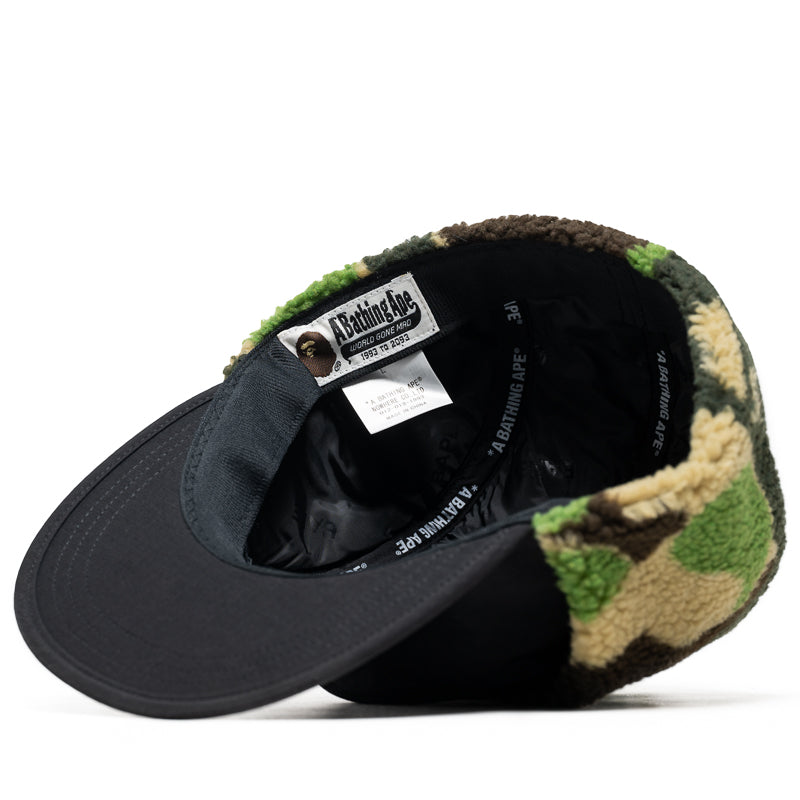 A Bathing Ape ABC Camo Puffy Flight Fitted - Black