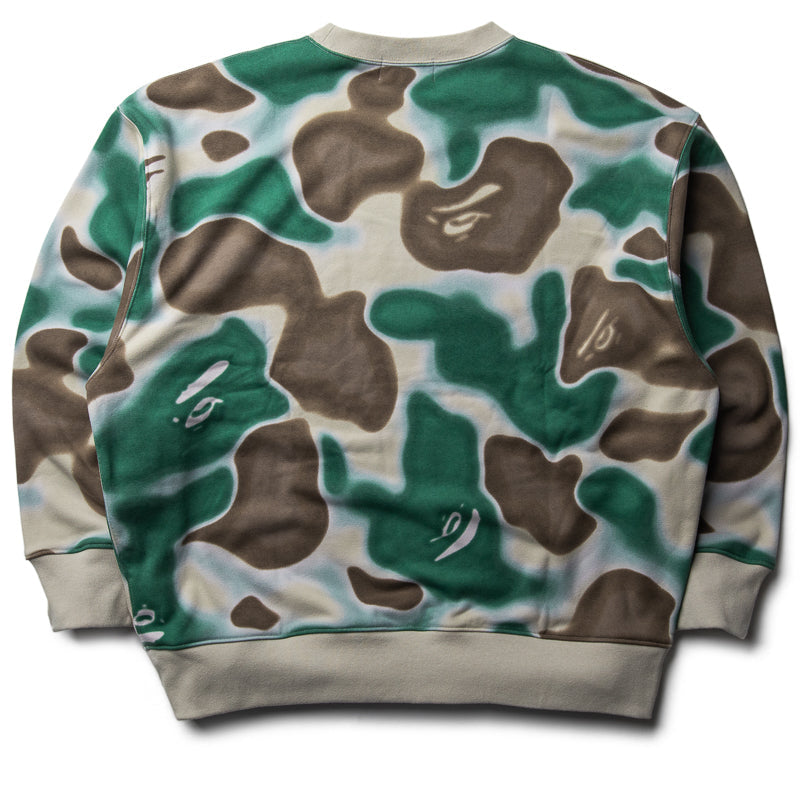 A Bathing Ape Liquid Camo Crewneck - Olive