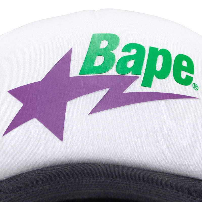 A Bathing Ape Bape Sta Logo Cap - Black