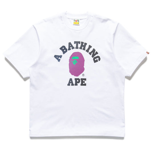 A Bathing Ape College Tee - White