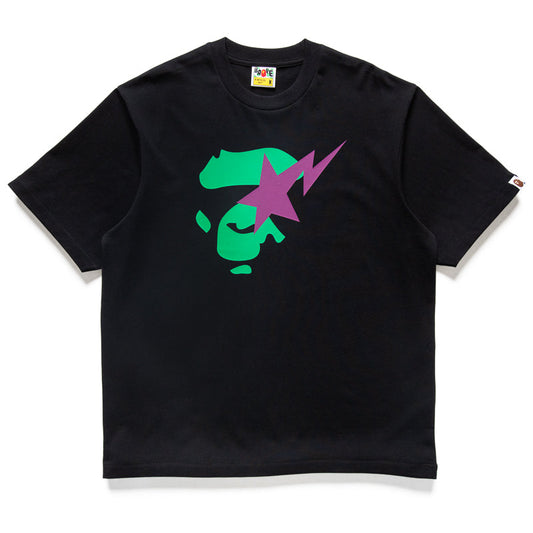 A Bathing Ape Sta Ape Face Tee - Black