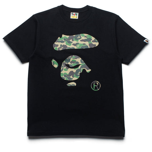 A Bathing Ape ABC Camo Ape Face Tee - Black/Green