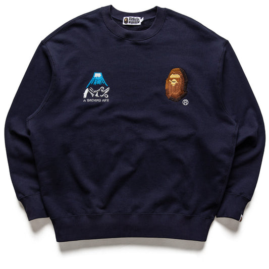 A Bathing Ape Souvenir Crewneck - Navy