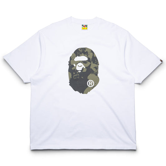 A Bathing Ape Shark Seijin Ape Head Tee - White