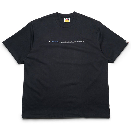 A Bathing Ape Highlight Logo Tee - Black