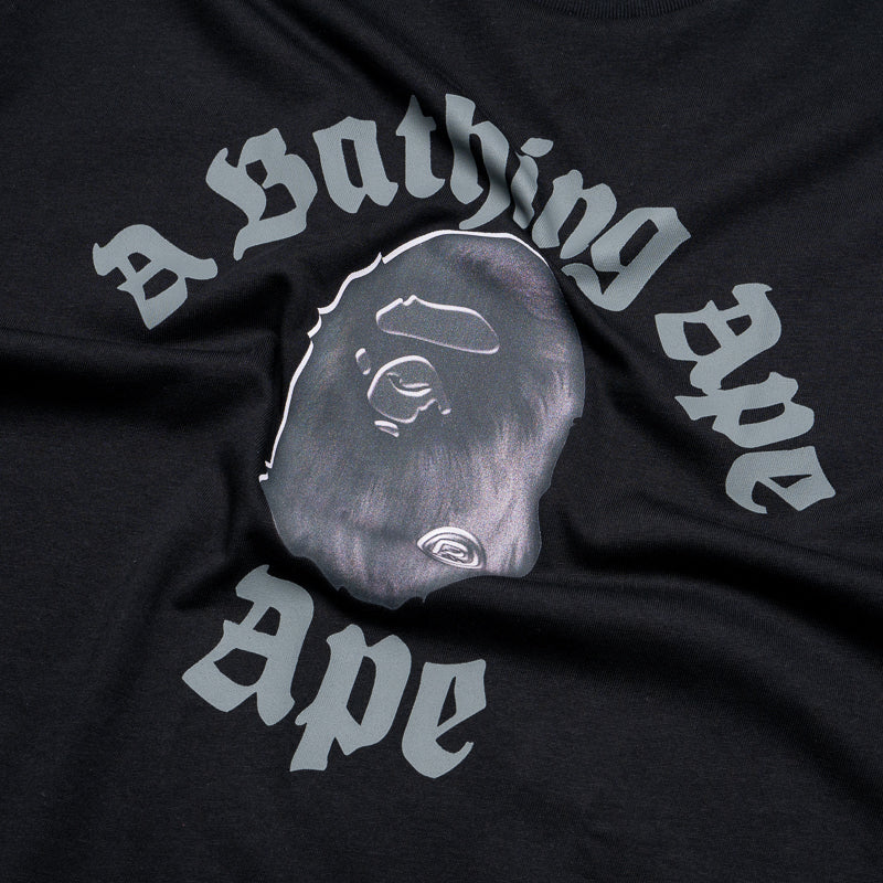 A Bathing Ape Gothic College Tee - Black