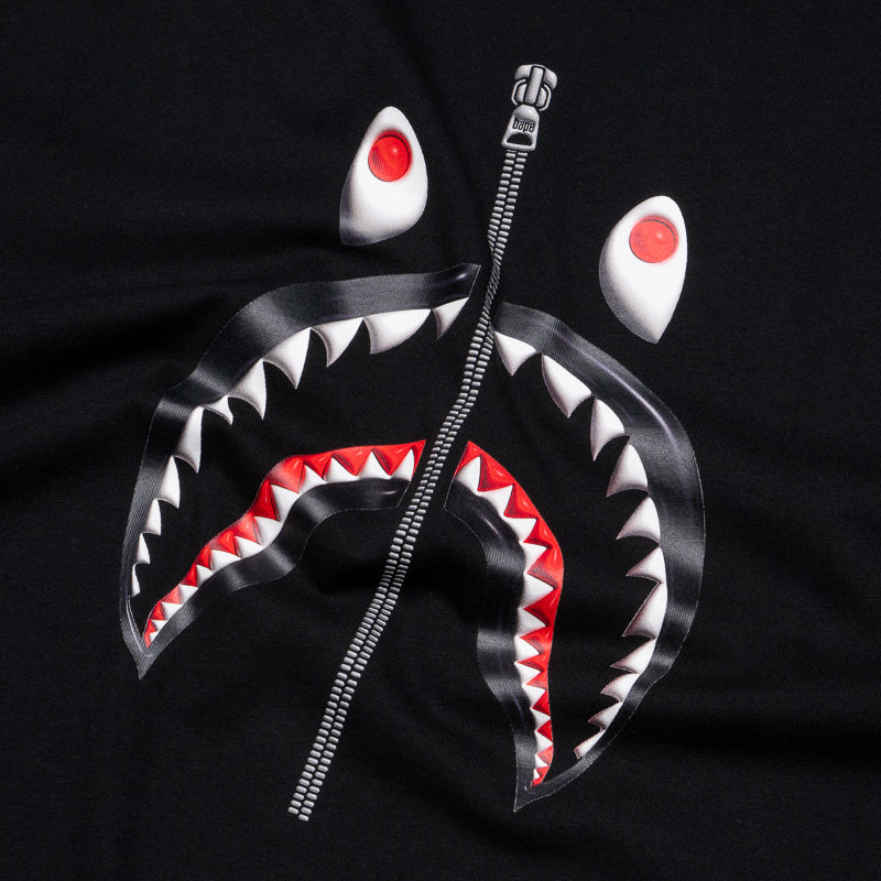 A Bathing Ape 3D Shark Tee - Black