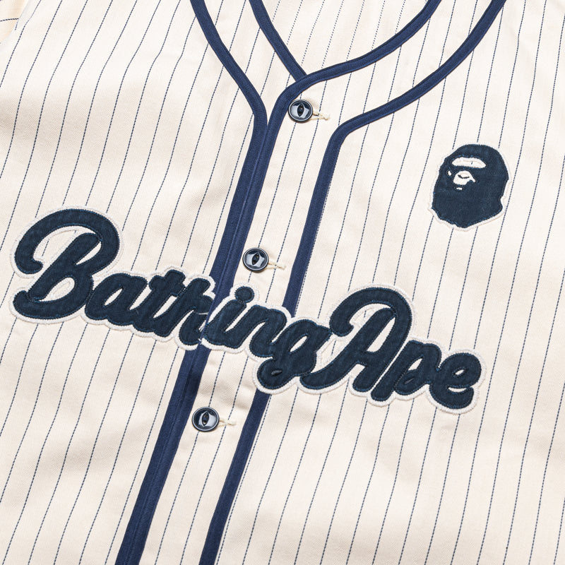 A Bathing Ape Baseball Jersey - Ivory