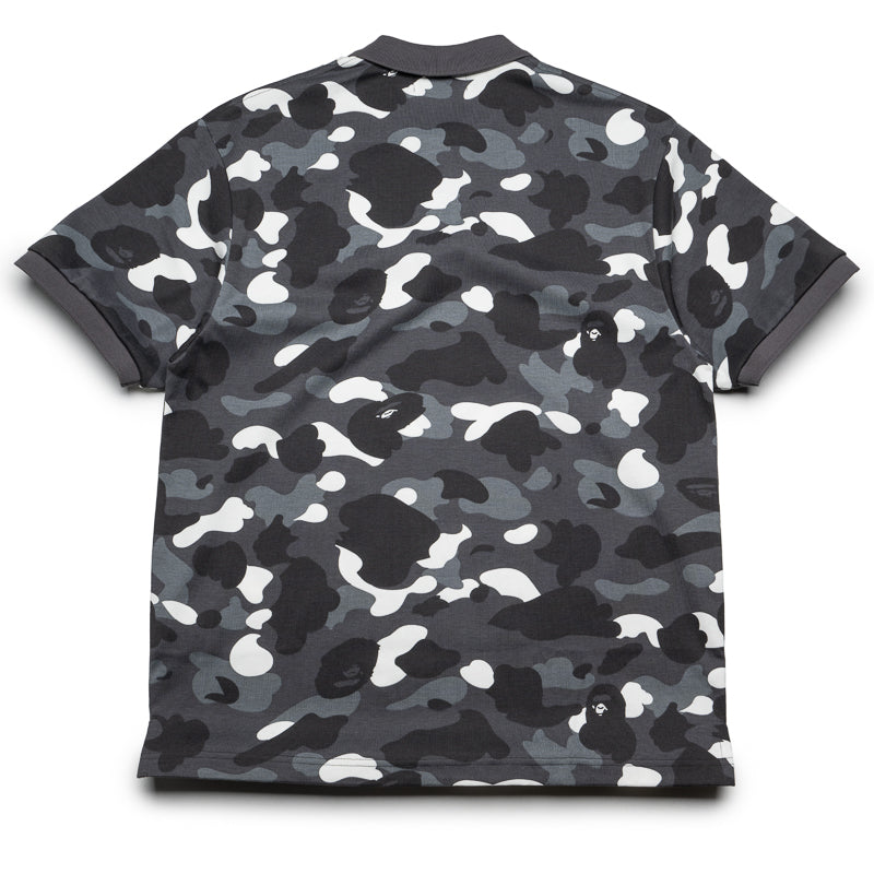 A Bathing Ape City Camo Ape Head Polo - Black