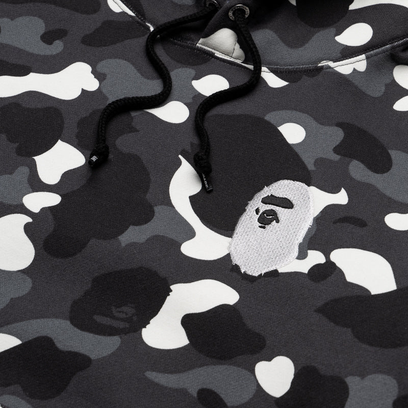 A Bathing Ape City Camo Ape Head Pullover Hoodie - Black