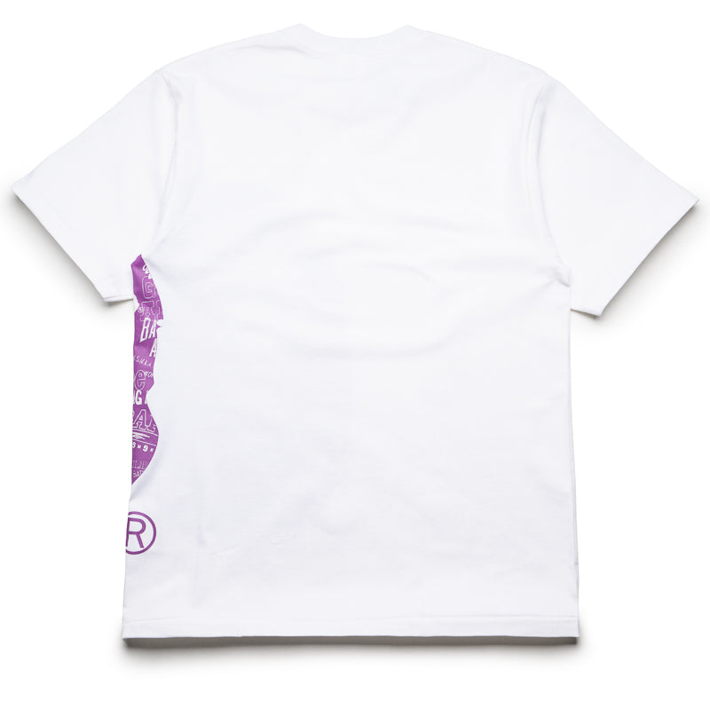 A Bathing Ape Comic Art Tee - White/Purple