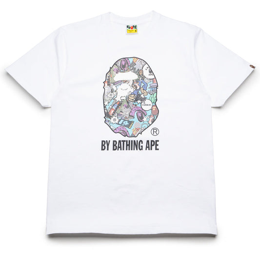 A Bathing Ape Comic Art Tee - White