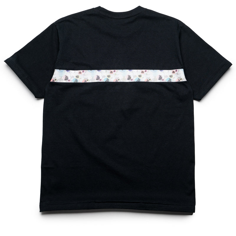 A Bathing Ape Floral Camo Tape Tee - Black