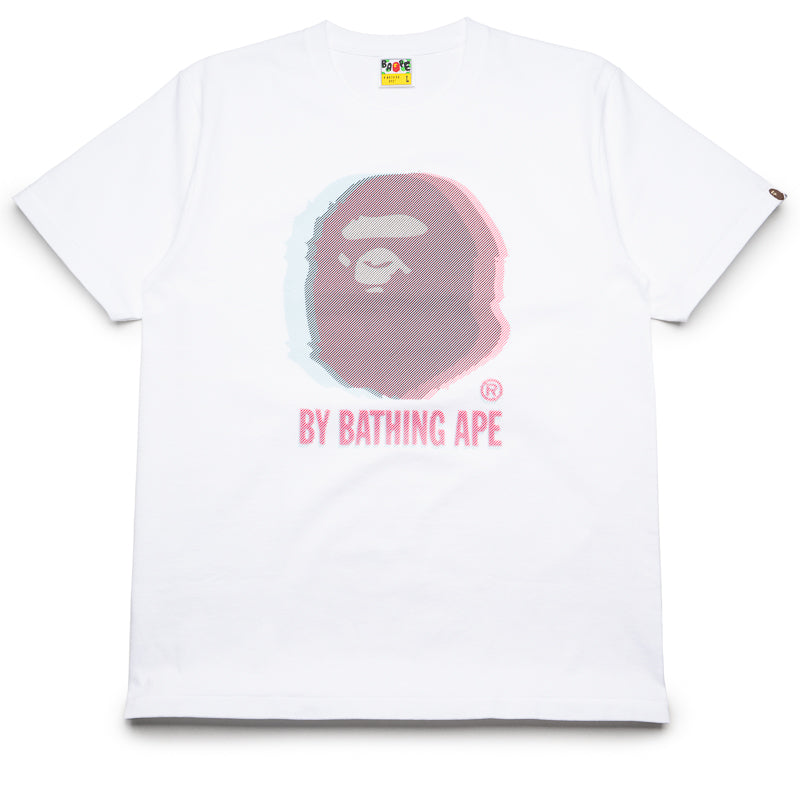 A Bathing Ape Glitch Art Tee - White