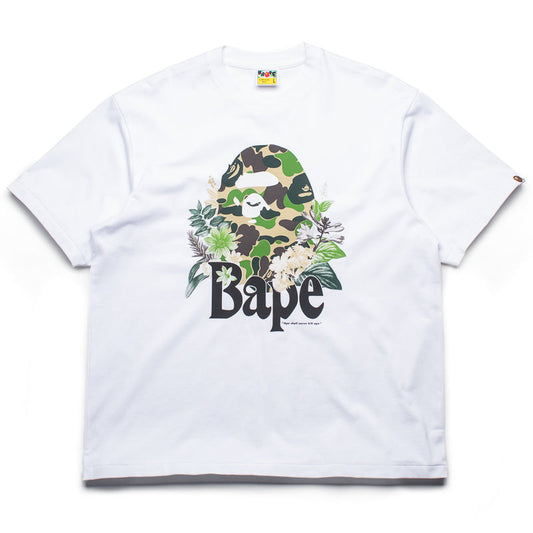 A Bathing Ape Flora Ape Head Tee - White