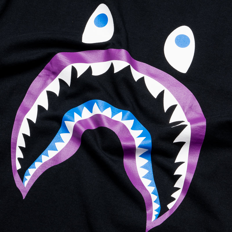 A Bathing Ape Colors Shark PONR Tee - Black