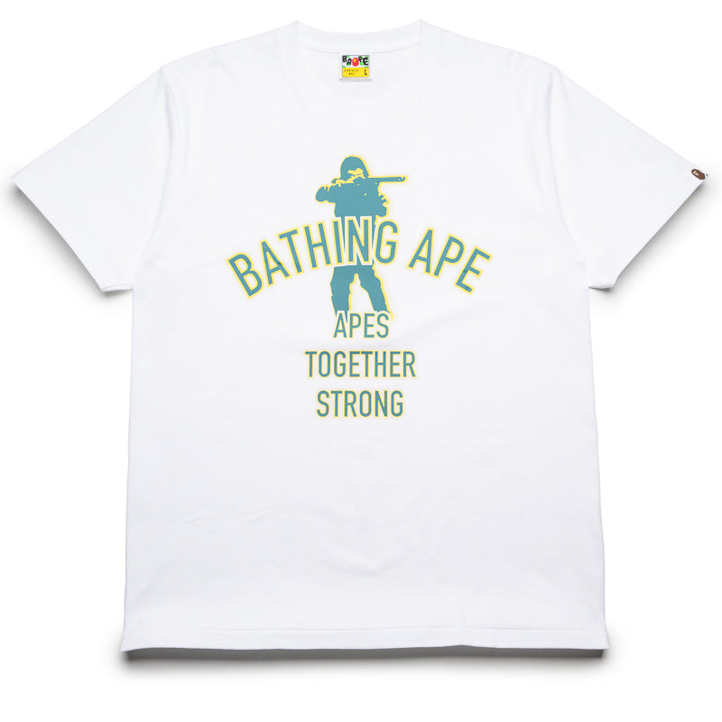 A Bathing Ape Soldier ATS Tee - White