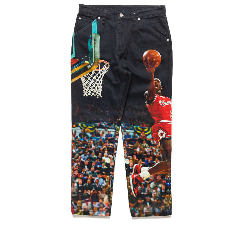 Jordan Printed Twill Pants - Black