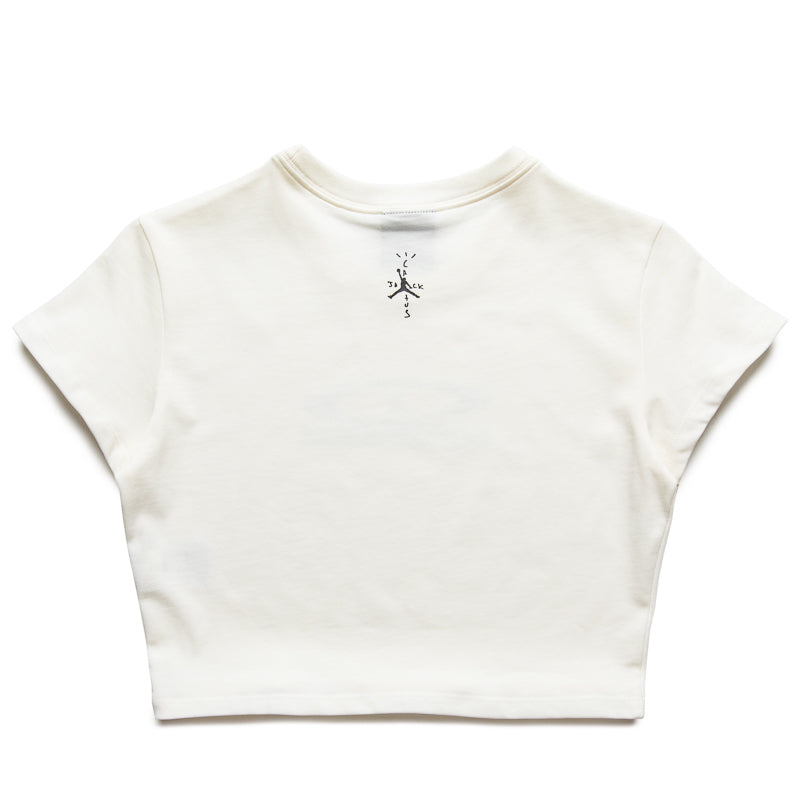 Women's Travis Scott x Jordan Slim Tee - Sail/Black