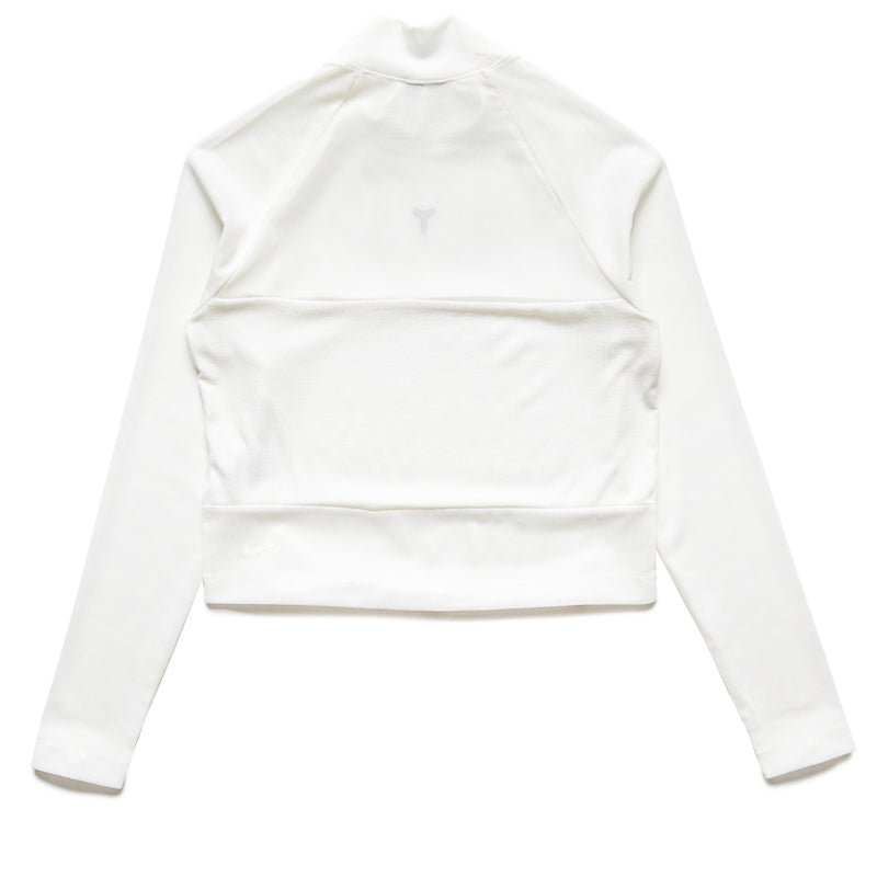 Women's Nike Kobe Long-Sleeve Cropped Top - Sail/Black