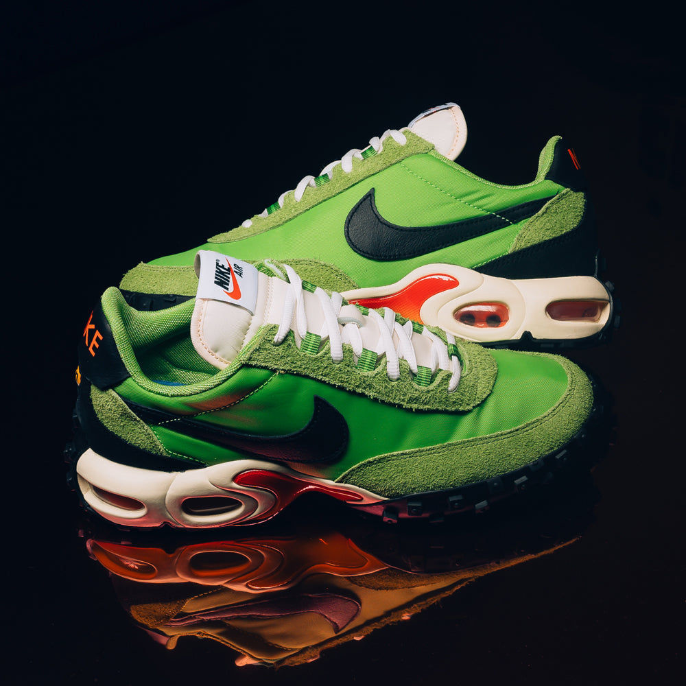 Nike Air Max Waffle SP - Action Green/Total Orange