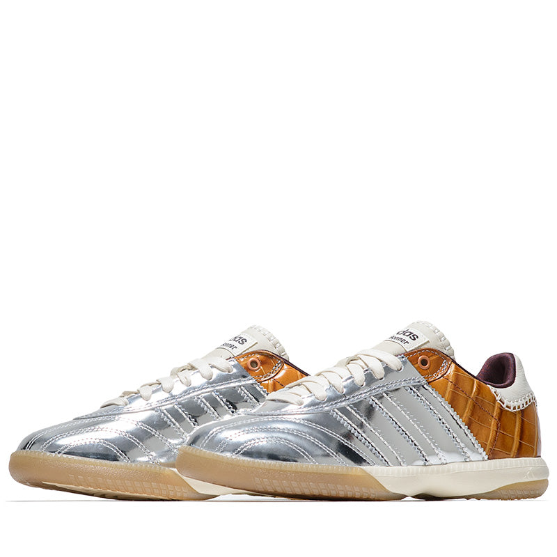 Wales Bonner x Adidas Samba Millennium Metallic - Silver Metallic/Easy Yellow